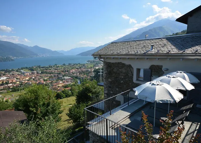 Tony Con Piscina E Vista * Gravedona